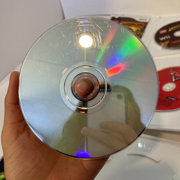 Nintendo Wii Video Game Bundle 3 Tested Super Mario Galaxy Cars Indiana Jones - Picture 3 of 13